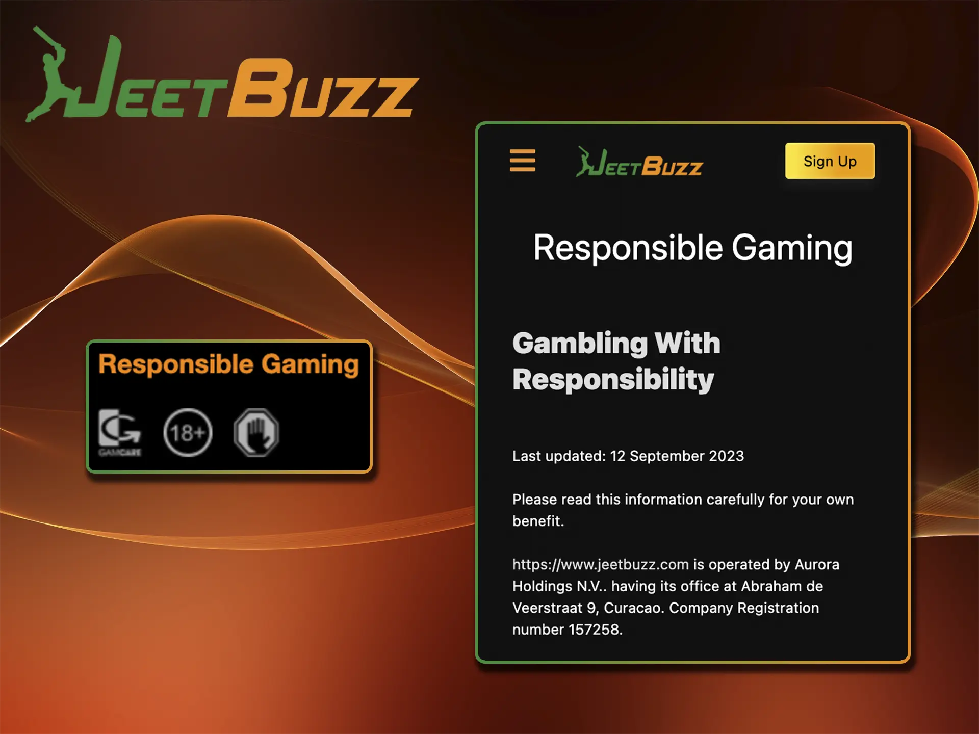 Treat your gaming at JeetBuzz Casino responsibly and don't forget to take breaks to relax.